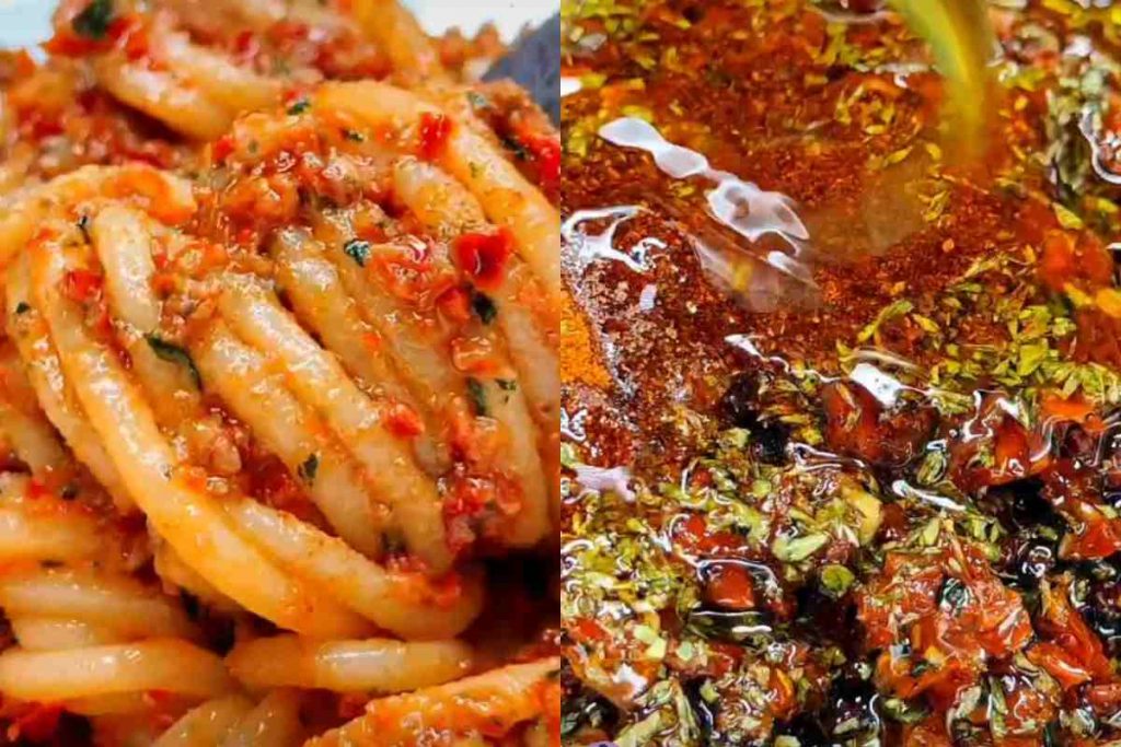 Spaghetti con il capuliato 