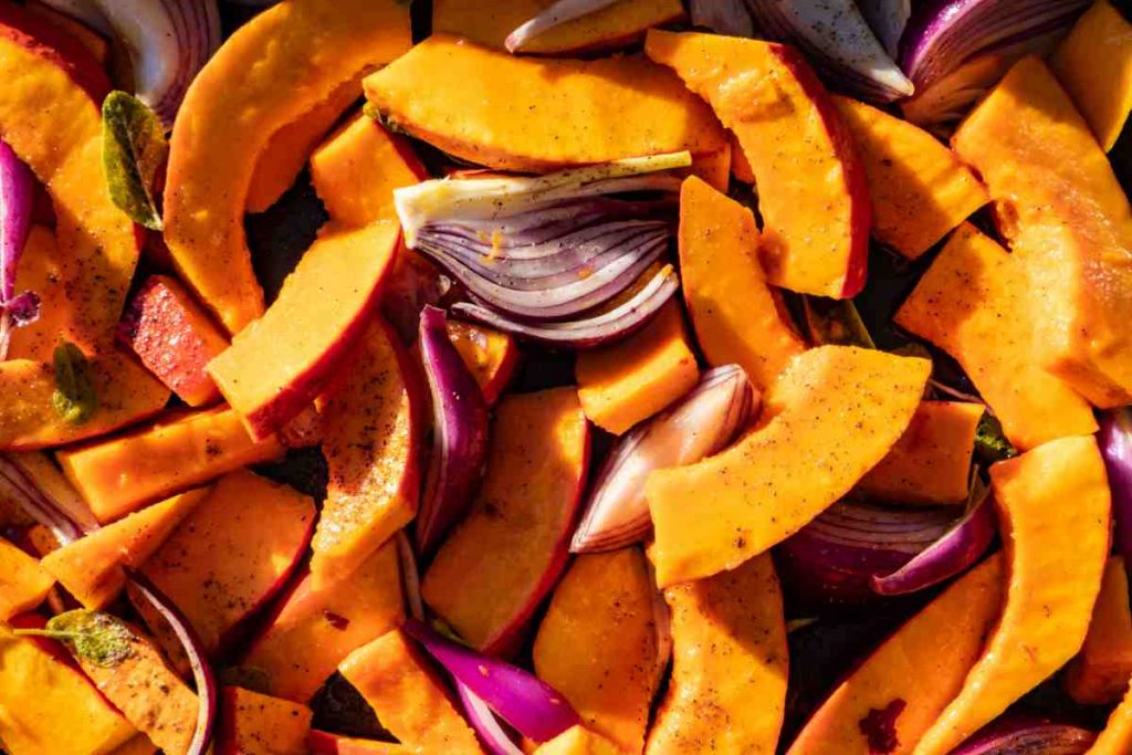 Insalata di zucca e cipolla