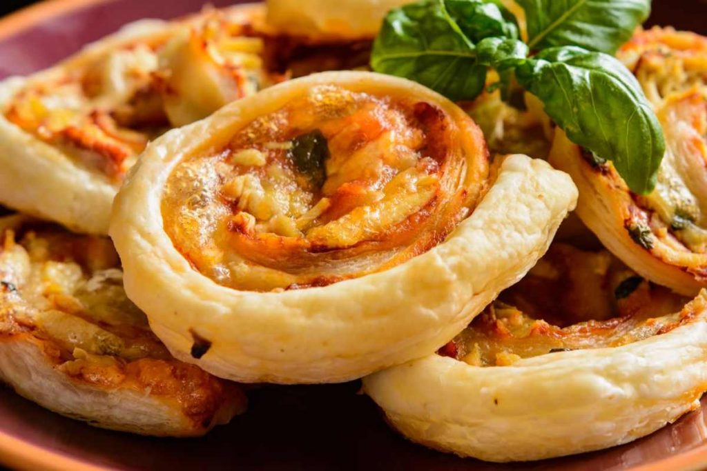 girelle margherita su tagliere