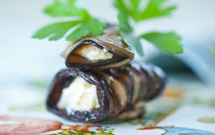 involtini di melanzane con ripieno fresco