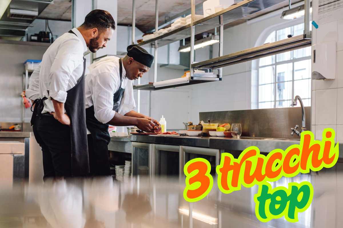 chef in cucina