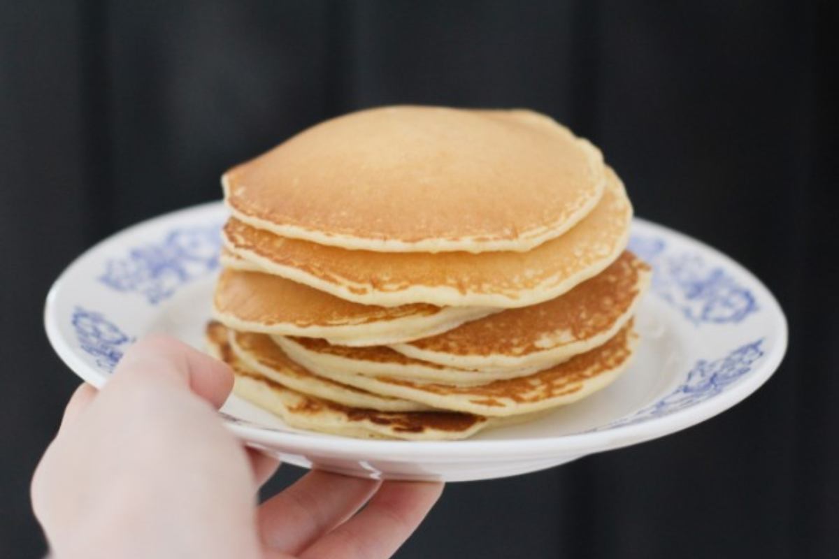 pancakes su un piatto