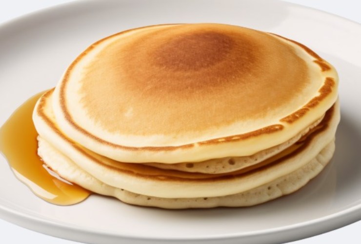 pancakes con miele