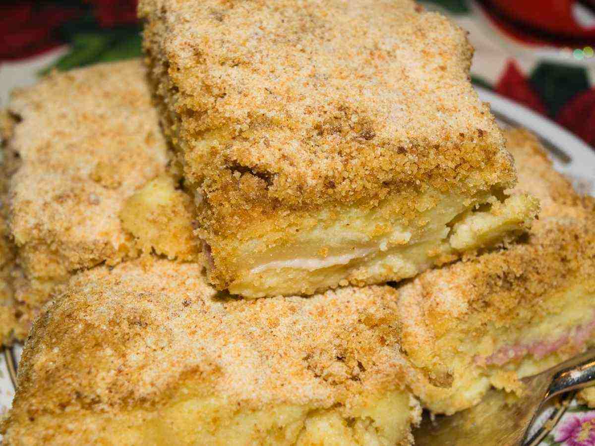 Gateau patate fette piatto
