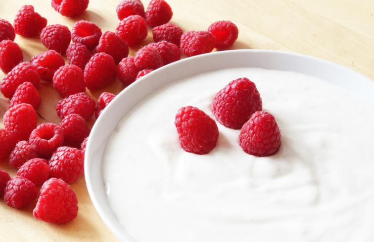 Yogurt e frutti di bosco