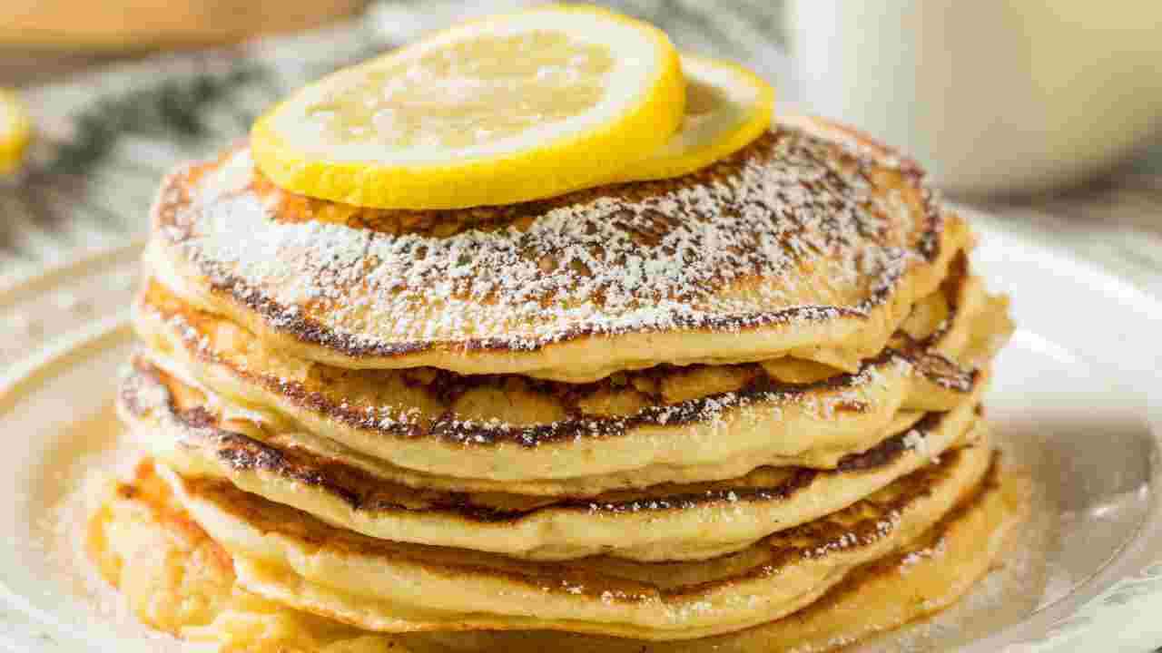 Pancake al limone e ricotta