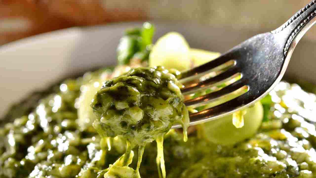 Risotto cremoso agli spinaci