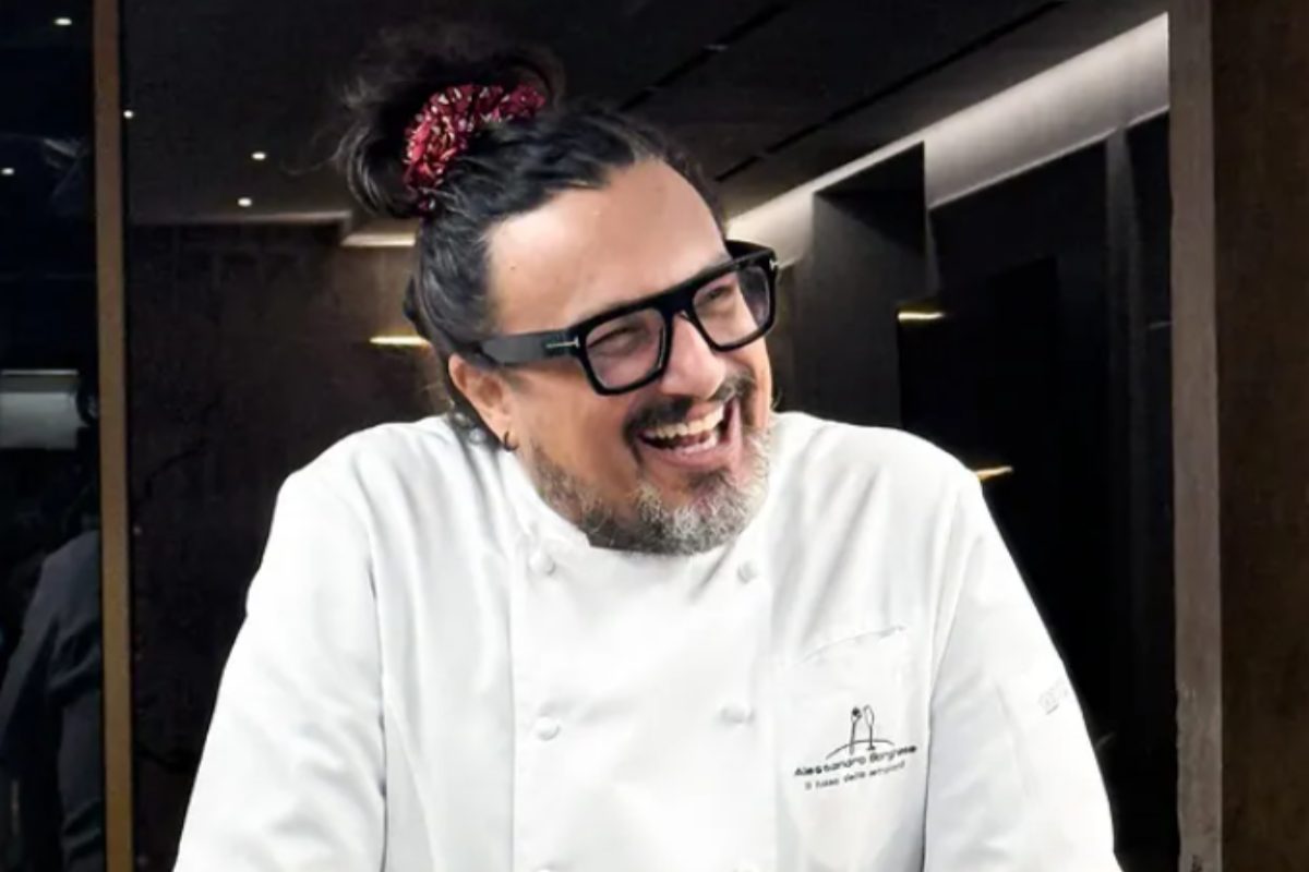 lo chef alessandro borghese che ride