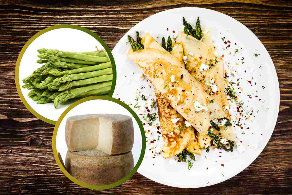 crepes asparagi e pecorino