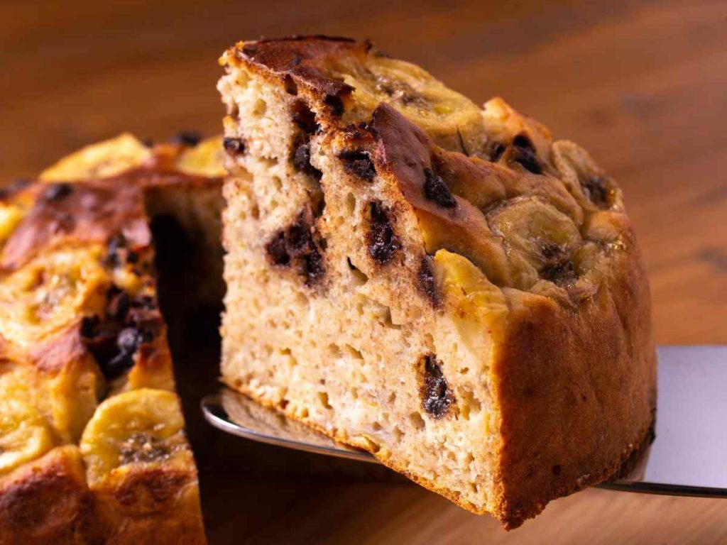 torta banane e cioccolato