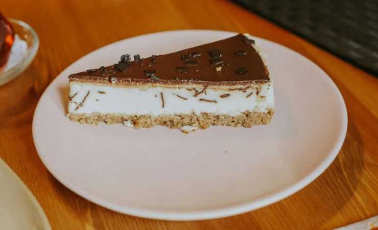fetta di cheesecake