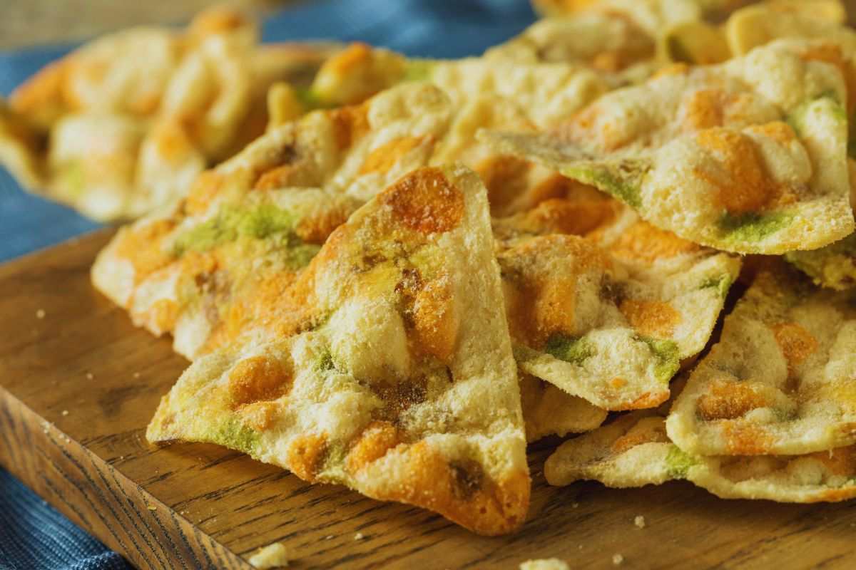 chips su un tagliere