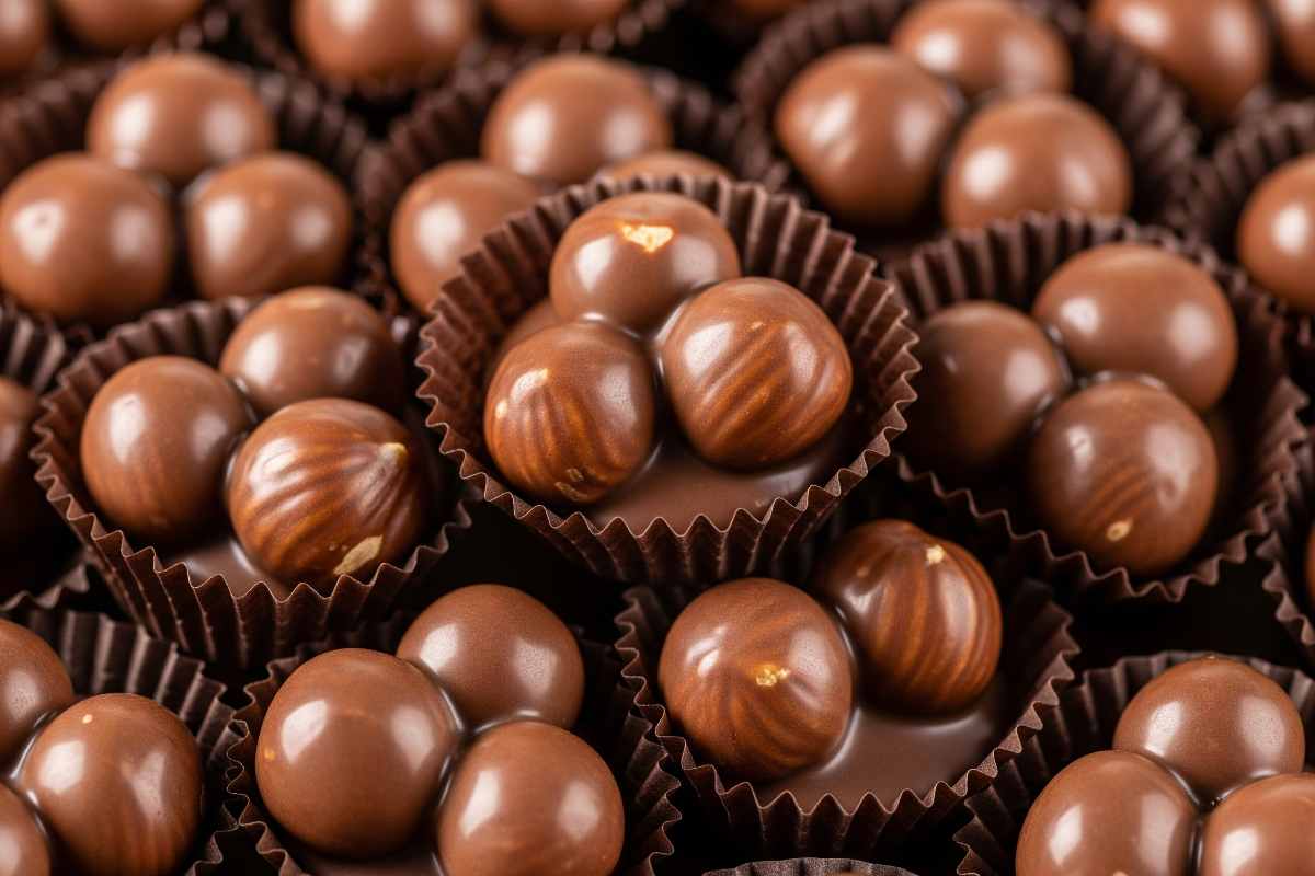 cioccolatini con nocciole