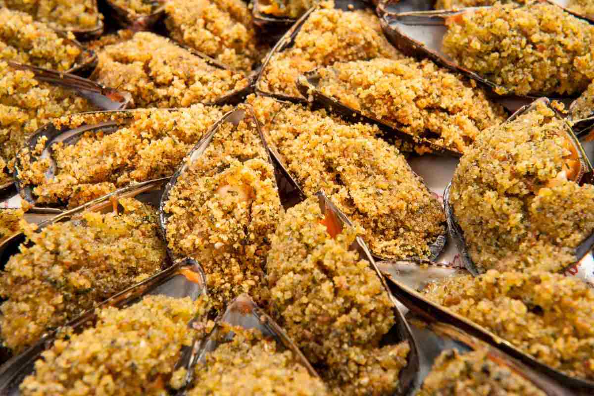 piatto di cozze gratinate