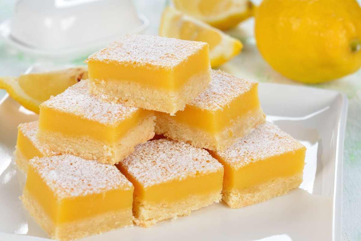 quadrotti al limone