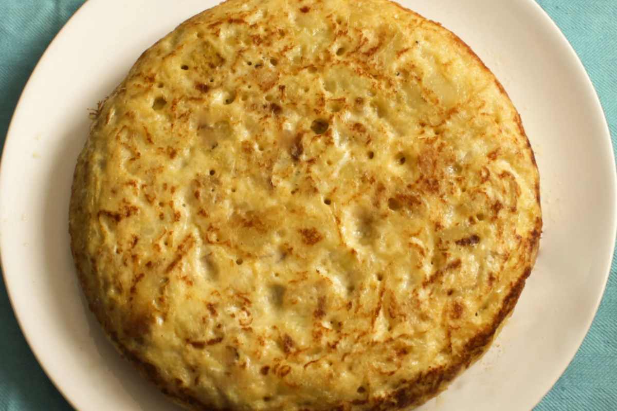 piatto con frittata