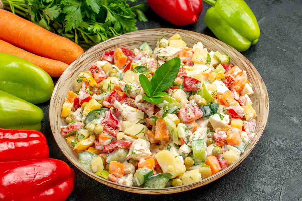 insalata di patate e peperoni