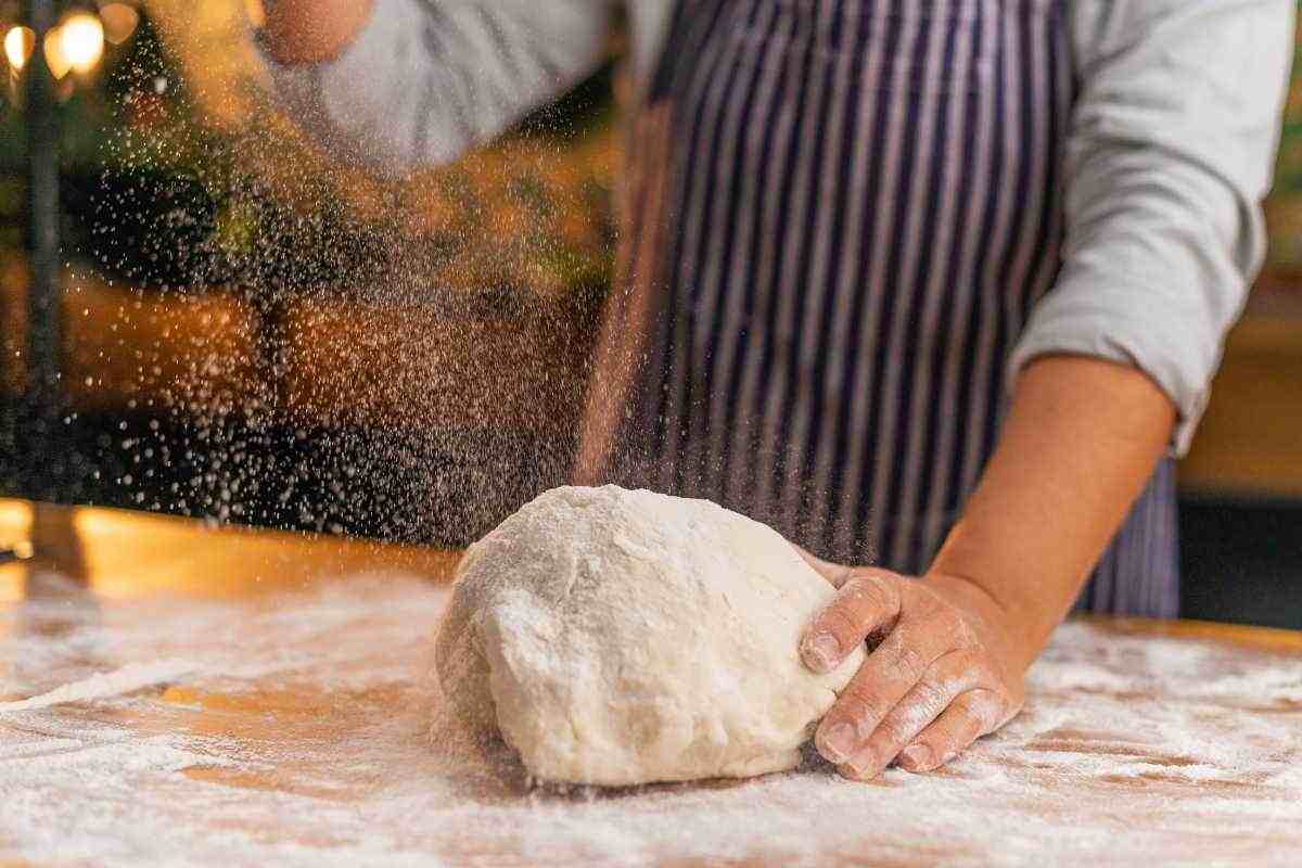 impasto sulla spianatoia
