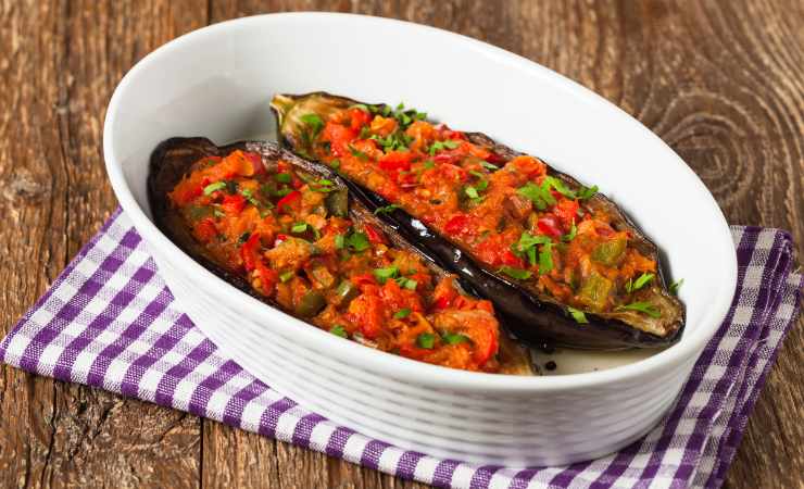 pirofila con melanzane ripiene