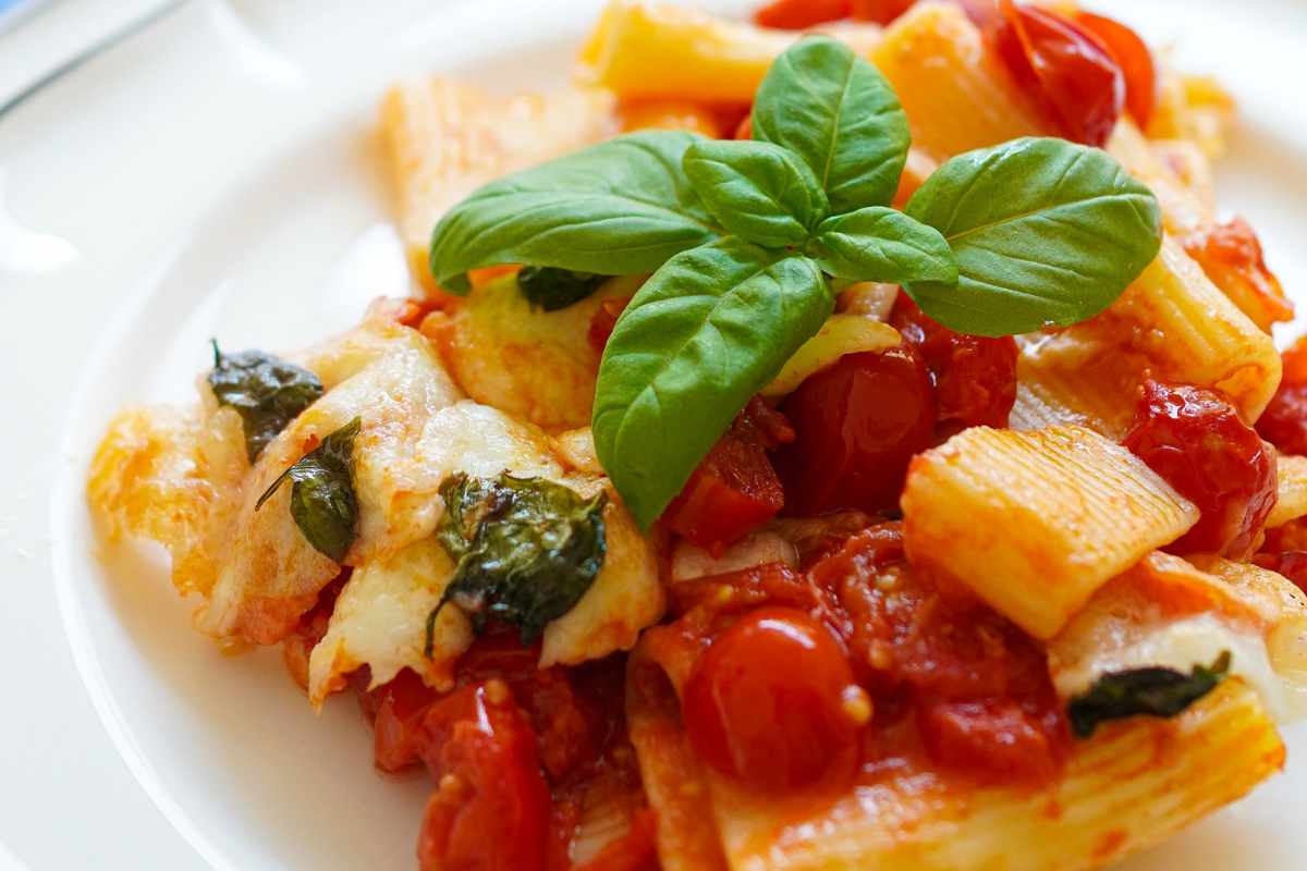 paccheri al pomodoro