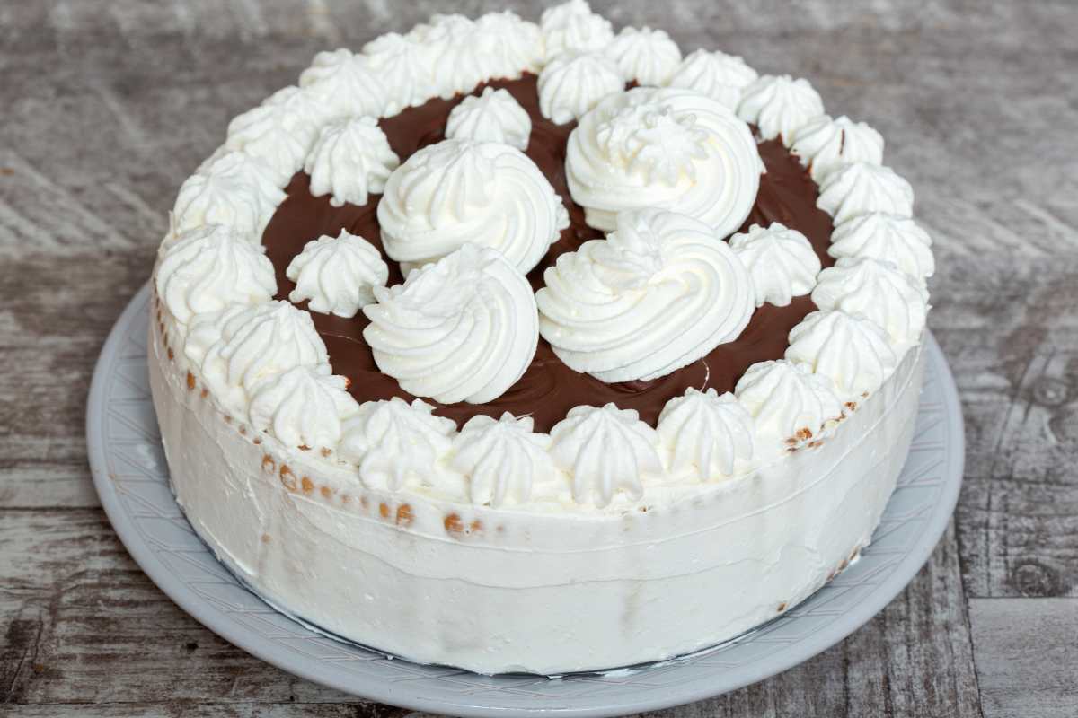 torta panna e cioccolato