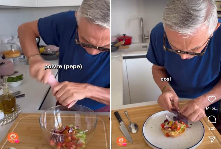 Bruno Barbieri fa la panzanella