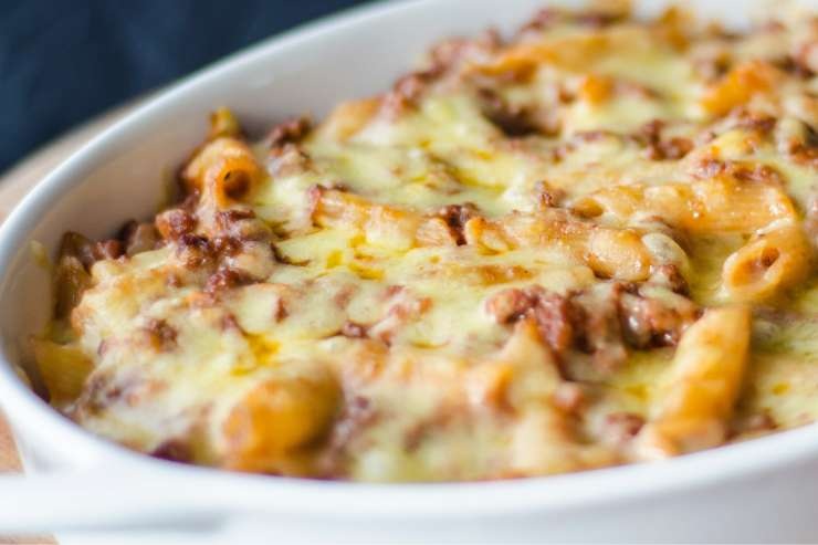 pasta al forno in bianco