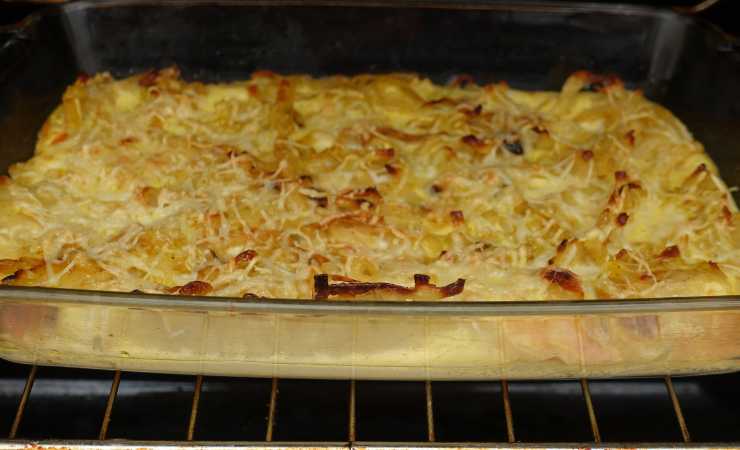 fettuccine al forno bianche