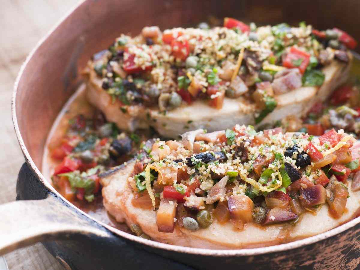 pesce spada condito