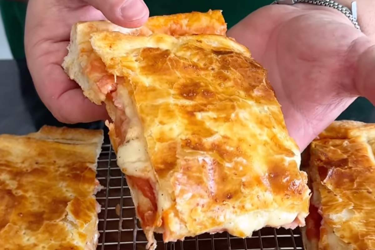 fetta di pizza parigina