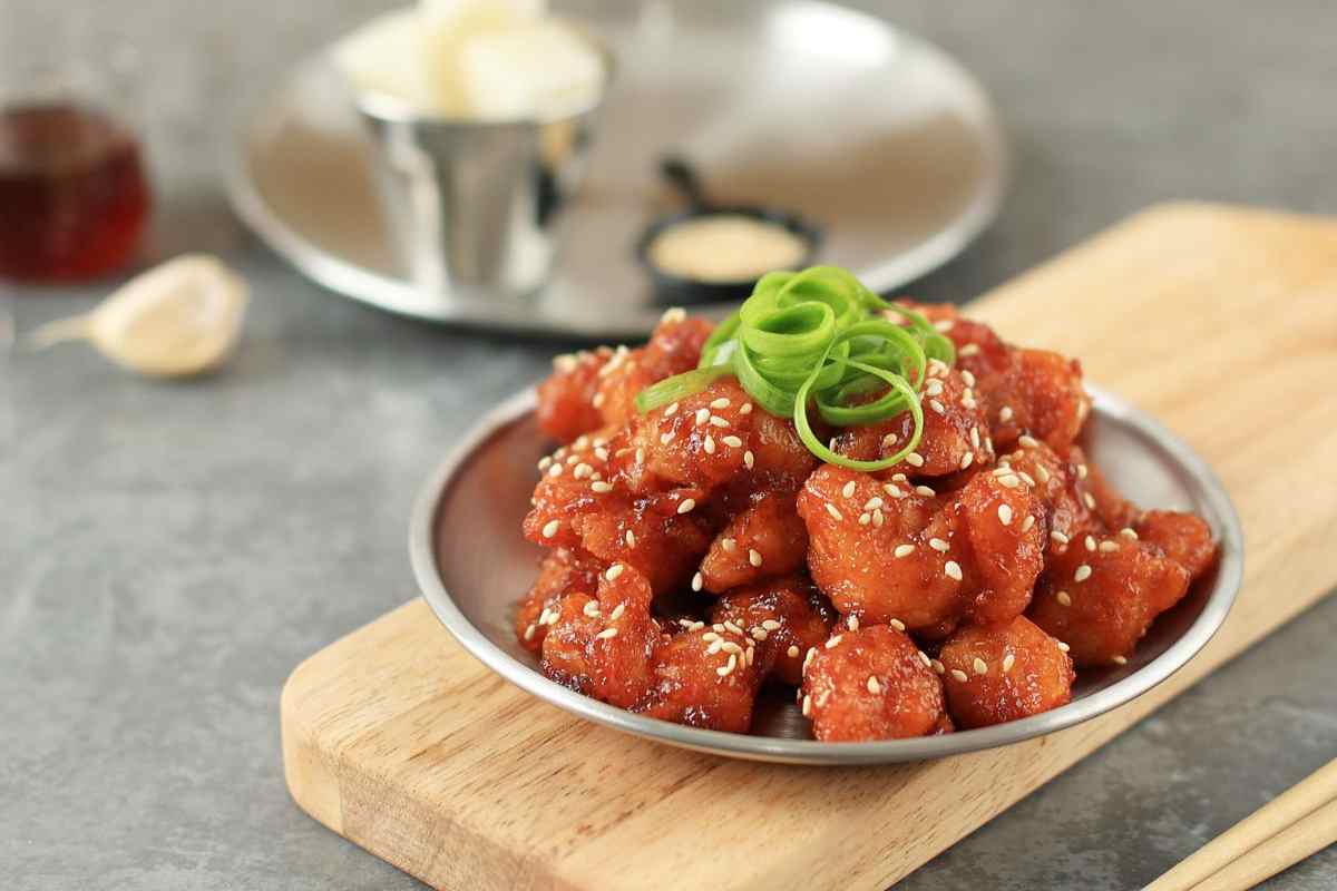 bocconcini di pollo con sesamo