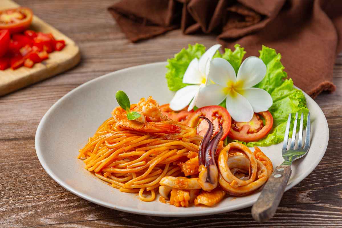 spaghetti sugo di seppie