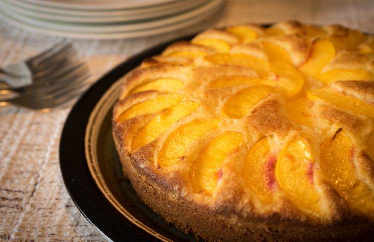 torta pesche