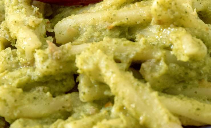 pasta condita con crema di broccoli