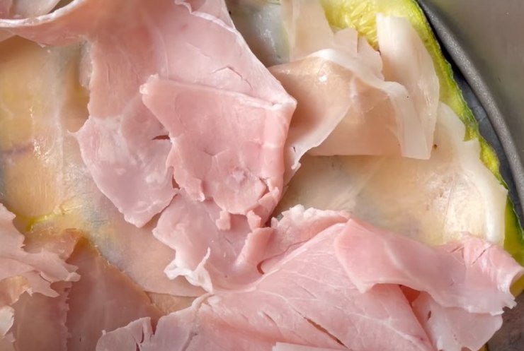 prosciutto e zucchine