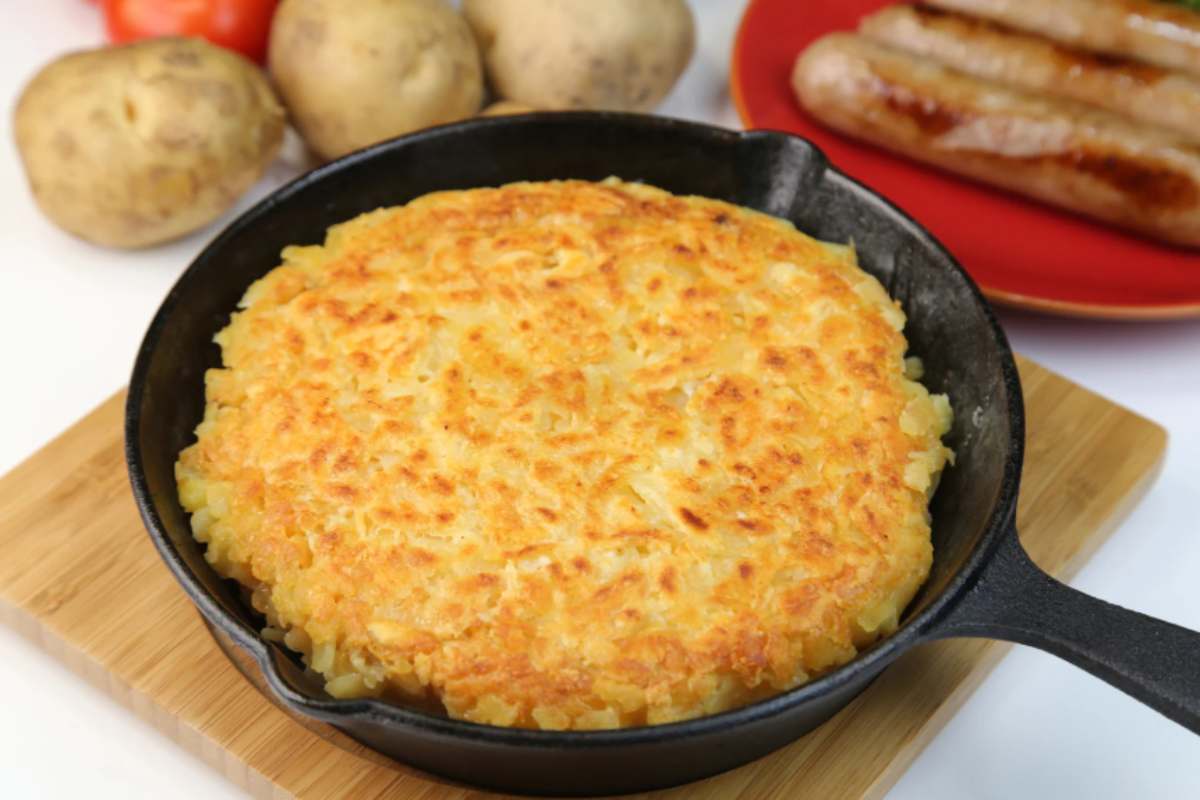 padella con rosti dorato
