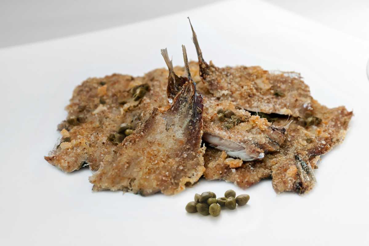 sarde con pangrattato