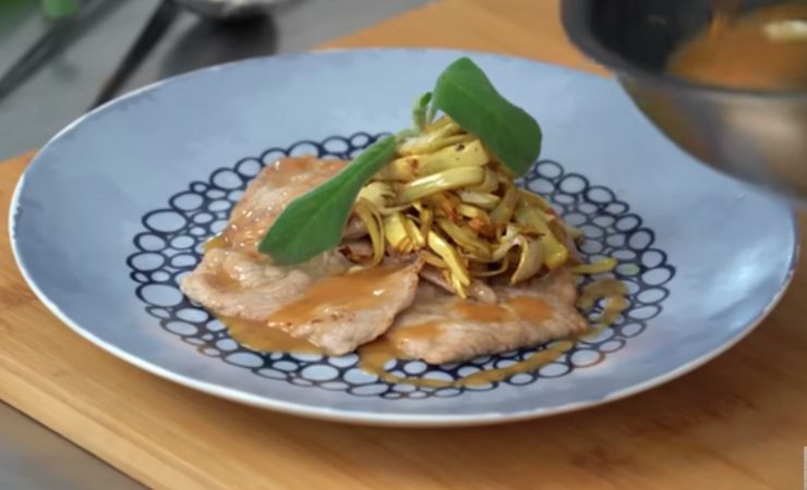 scaloppine con i carciofi