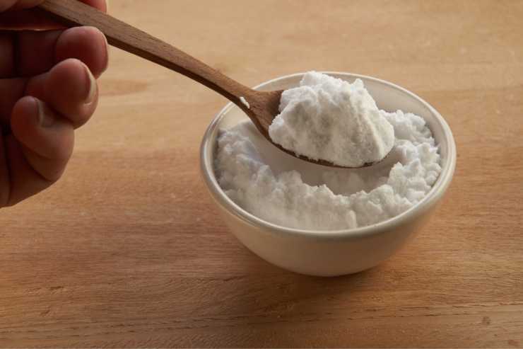 bicarbonato in una ciotola