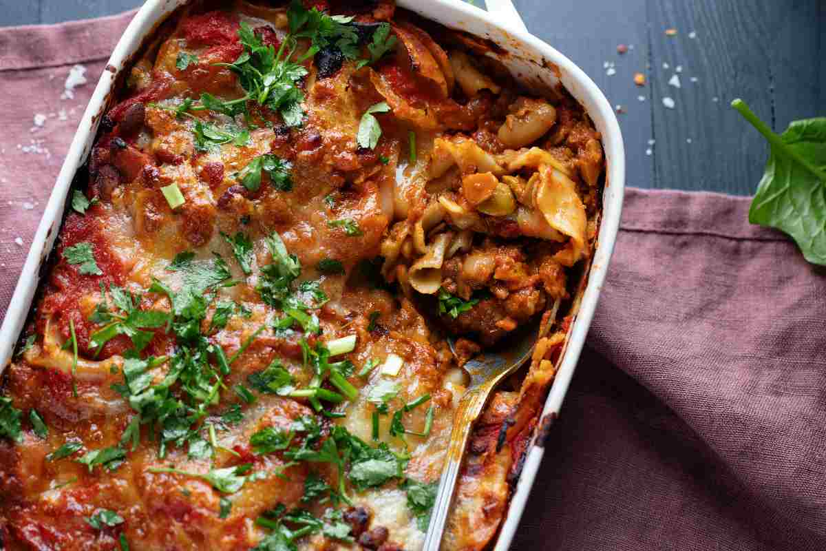 tagliatelle al forno