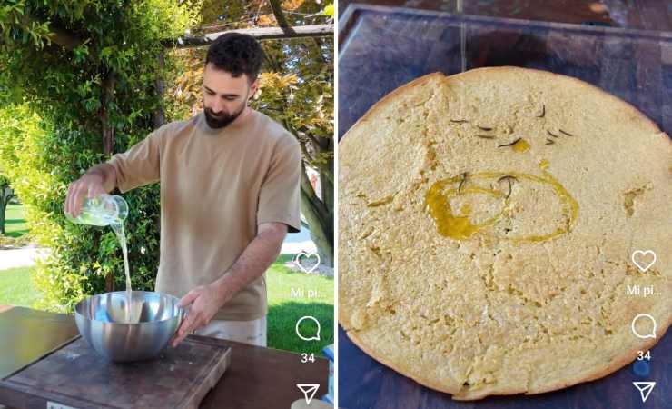 Valbuzzi prepara torta di ceci