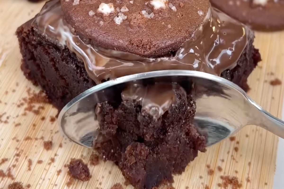 fetta di torta pan di stelle