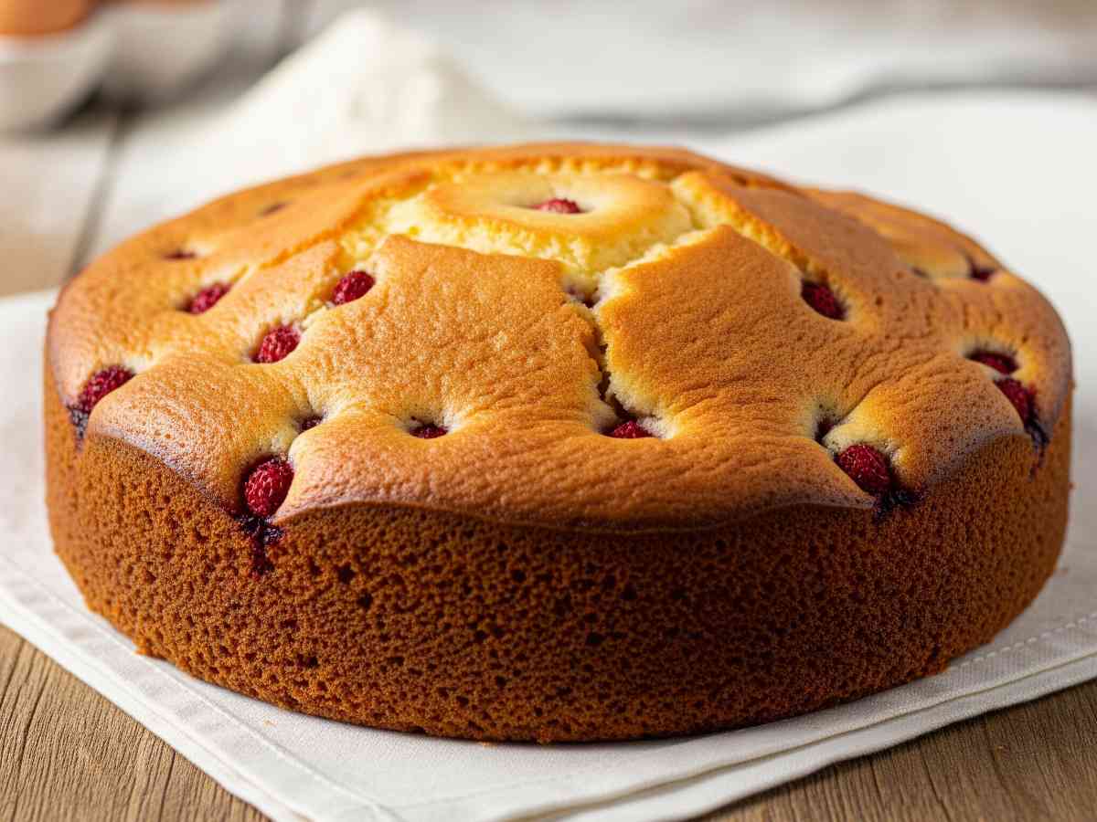 torta soffice con fragoline