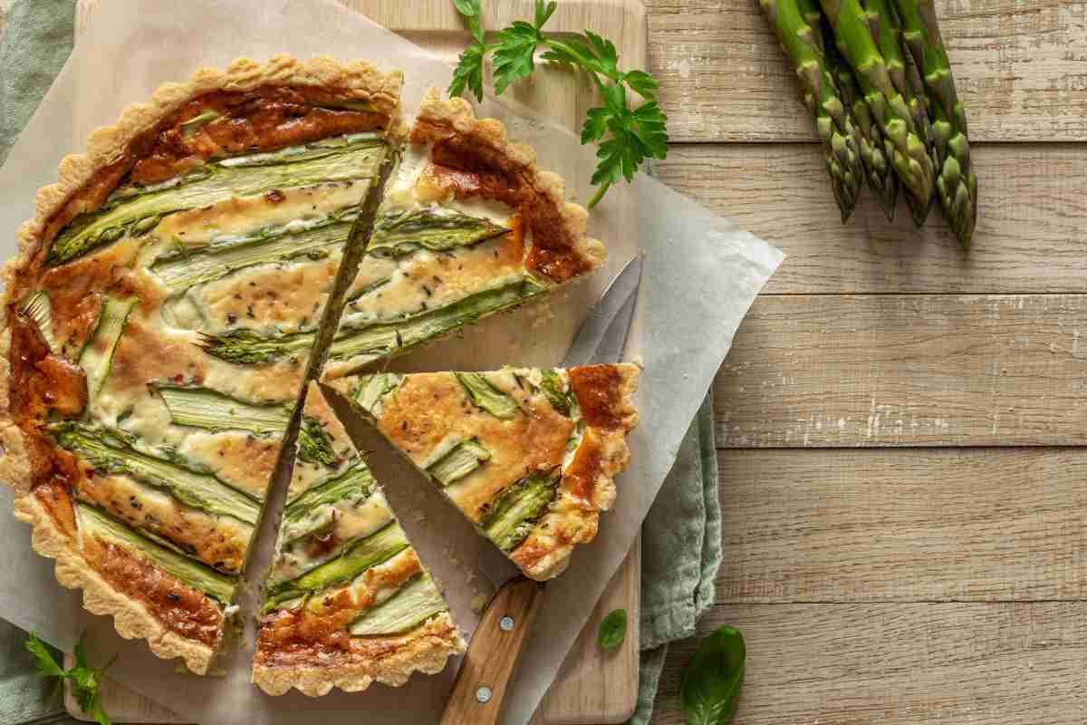 torta salata agli asparagi