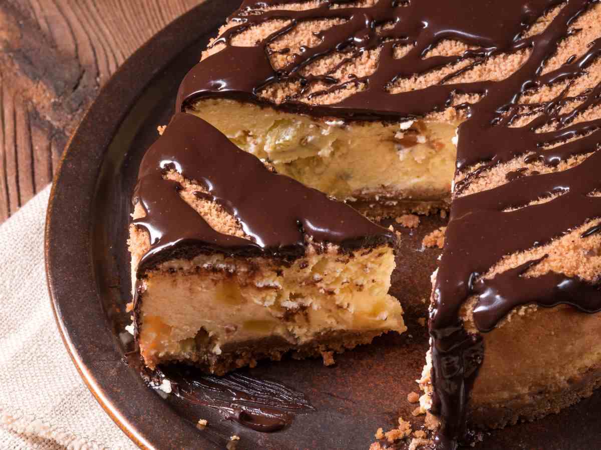 cheesecake con cioccolato