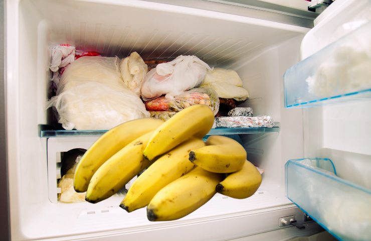 Banane e congelatore