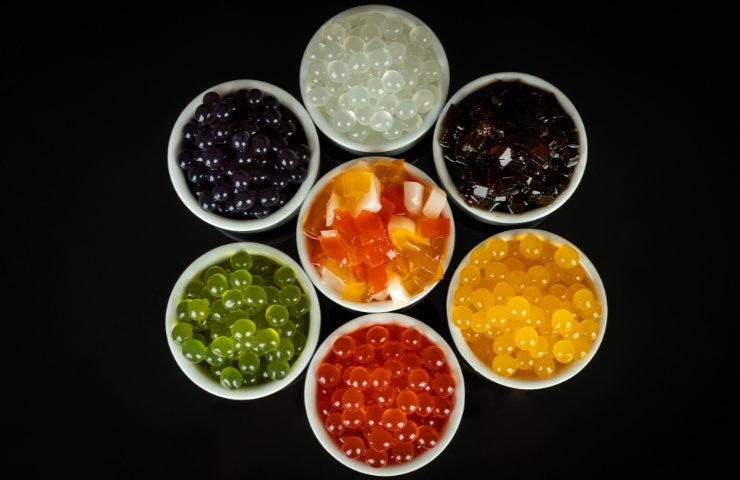 Sfere di gelatina del bubble tea