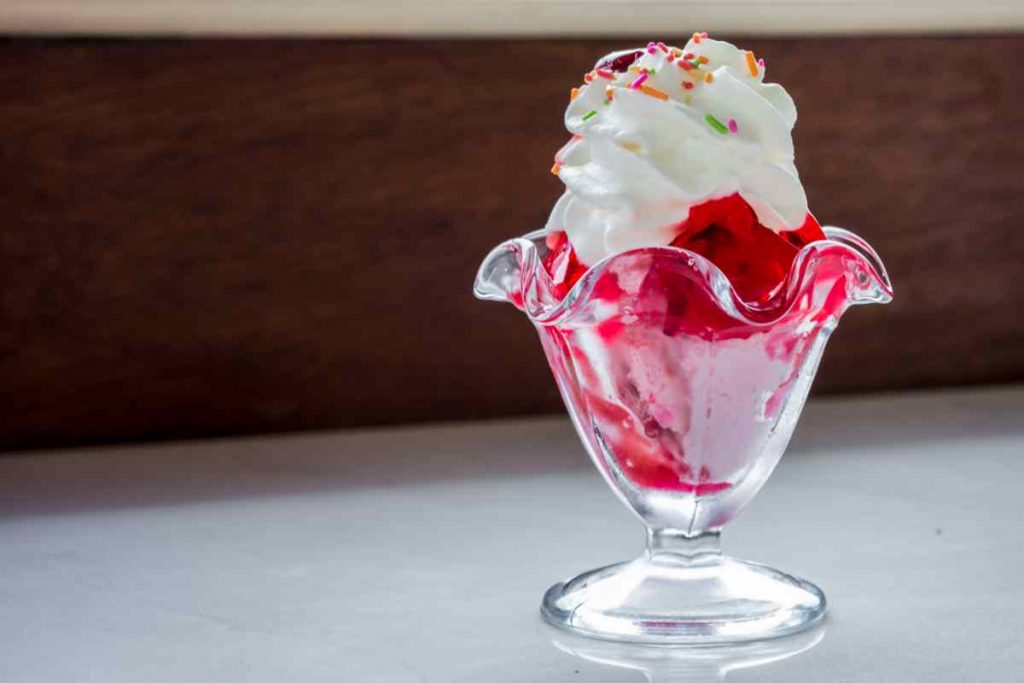 coppa di gelato Biancaneve