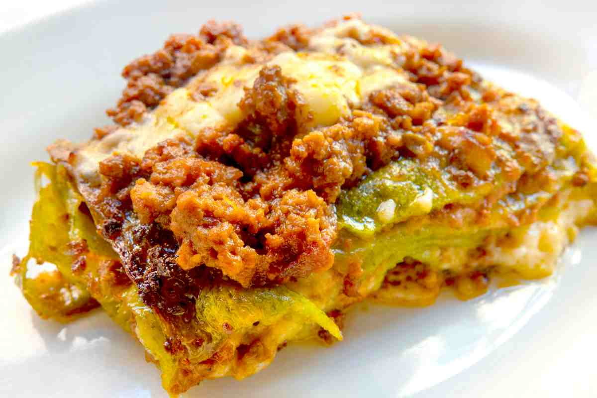 Non c’è traccia di carne in queste lasagne al ragù e gli amici non hanno notato differenze, mi hanno fatto i complimenti