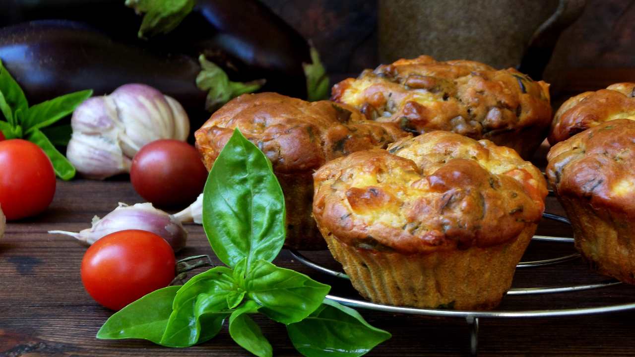Muffin salati verdure formaggio